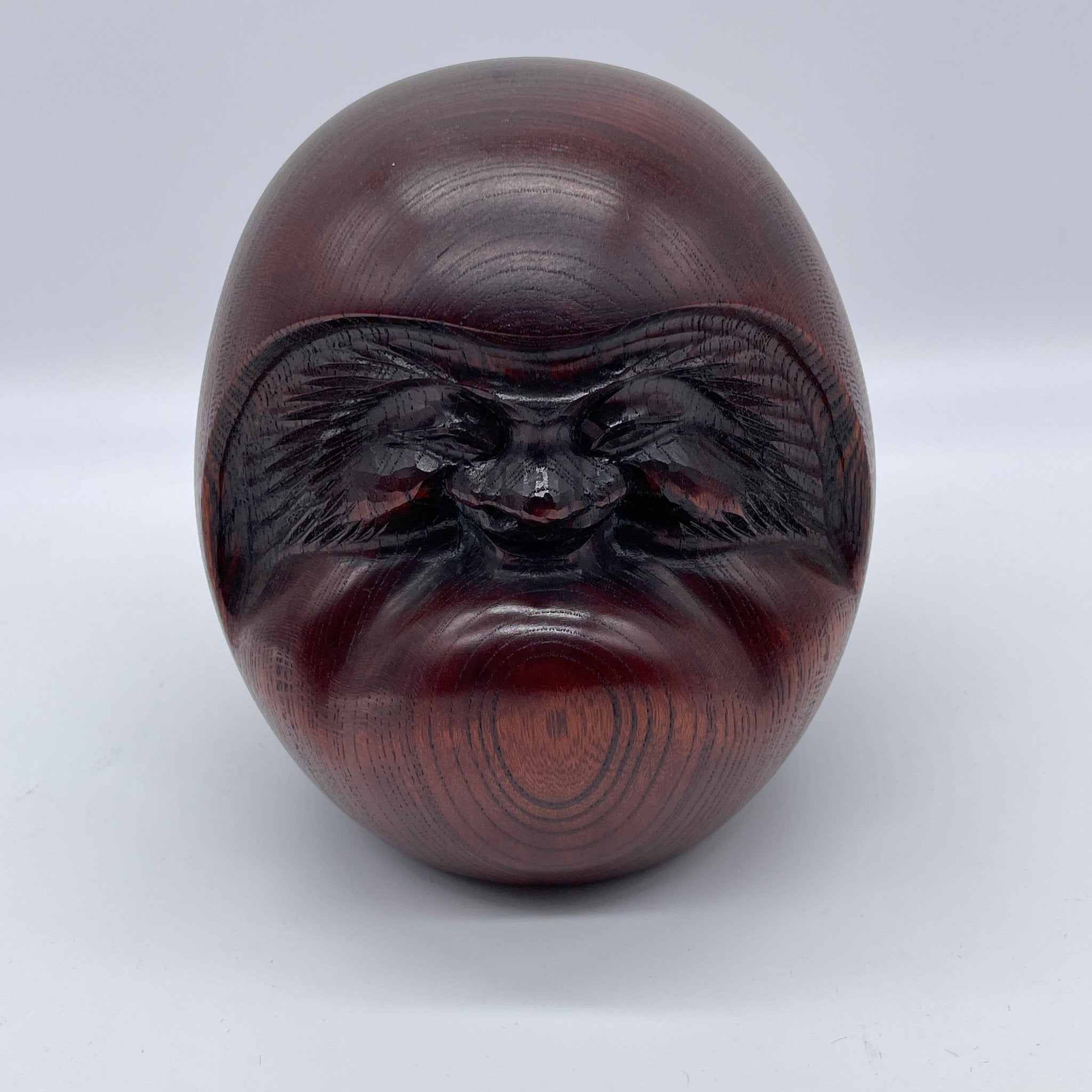 Traditional Wooden Daruma Japanese Wooden Daruma Wabisabi Mart