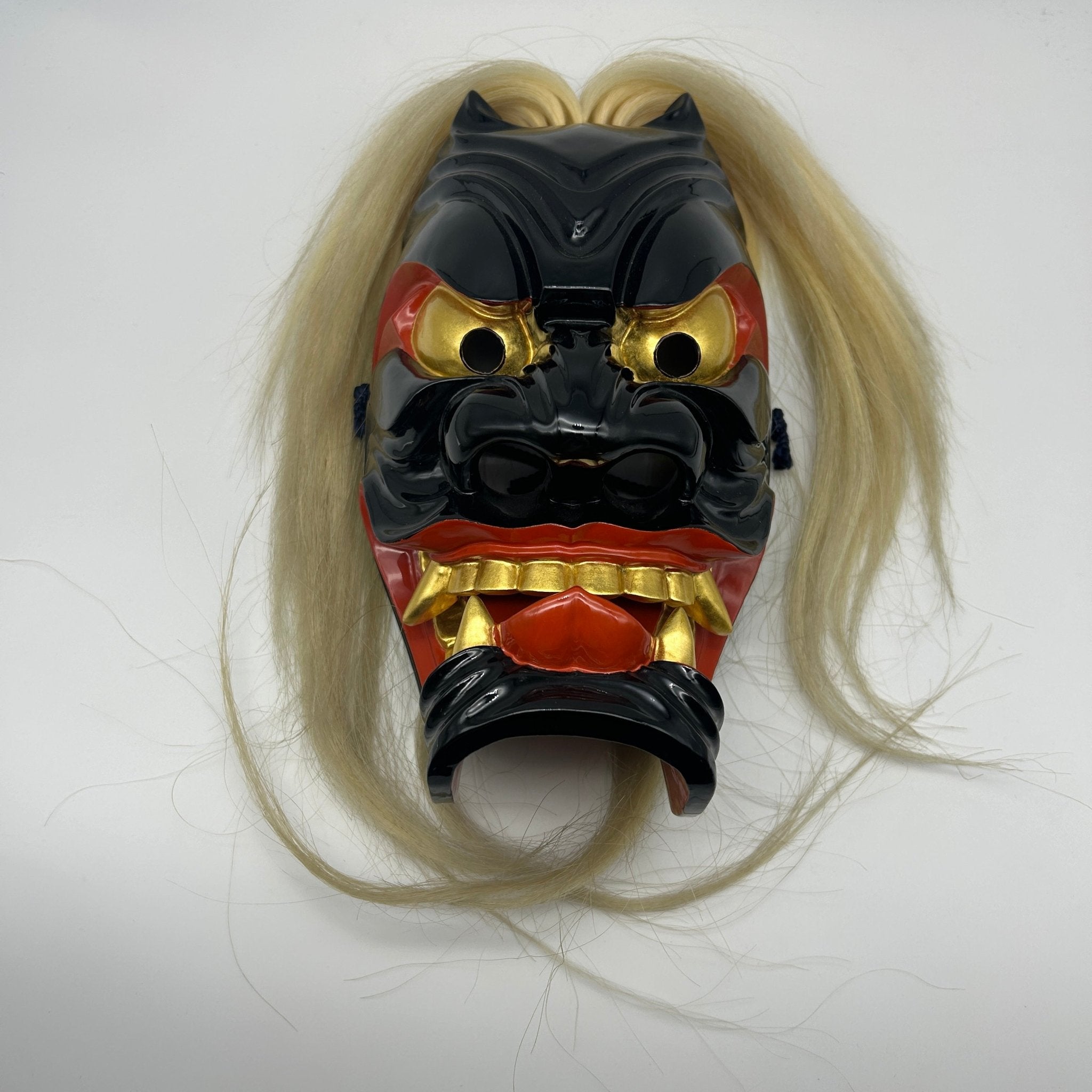 Wooden Furyumen Mask - Wabisabi Mart