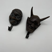 Load image into Gallery viewer, Hannya & Hyottoko Hangers/ Hooks (Iron) - Wabisabi Mart