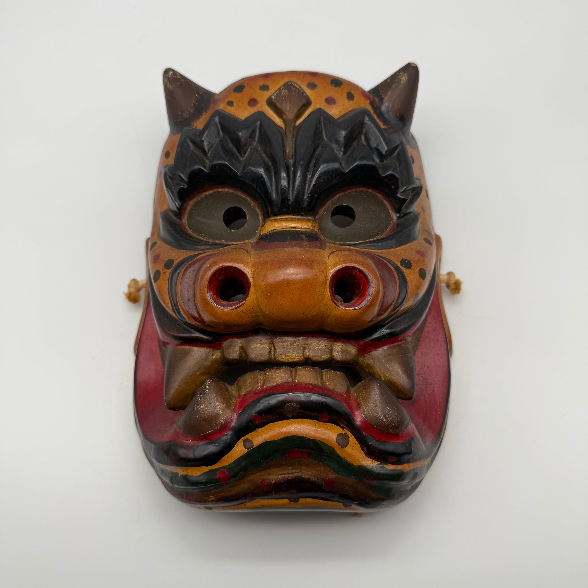 Japanese Signed Noh Masks | Japanese Noh Masks | Wabisabi Mart