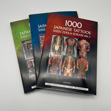 Load image into Gallery viewer, 1000 Japanese Tattoos - Shisei Zekka Soran Books Vol 1, 2, 3 - Wabisabi Mart
