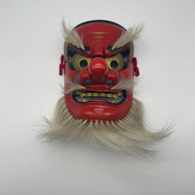 Traditional Japanese Tengu Mask by Tanabe Seisuke - Wabisabi Mart